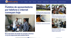 Desktop Screenshot of correnteenoticia.com.br