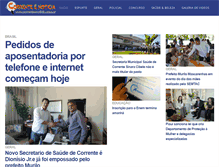 Tablet Screenshot of correnteenoticia.com.br